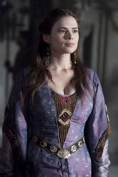 Hayley Atwell Sexy Scene in The Pillars Of The Earth .